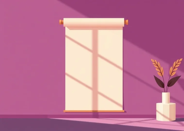 Pose de papier peint, rouleau et brosse à maroufler